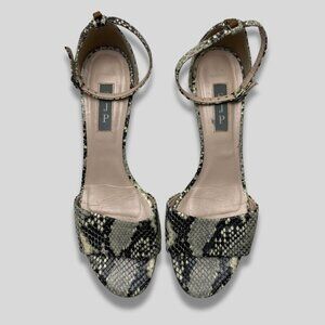 SJP by Sarah Jessica Parker 'Skyler' Snake Embossed Sandal Size 40